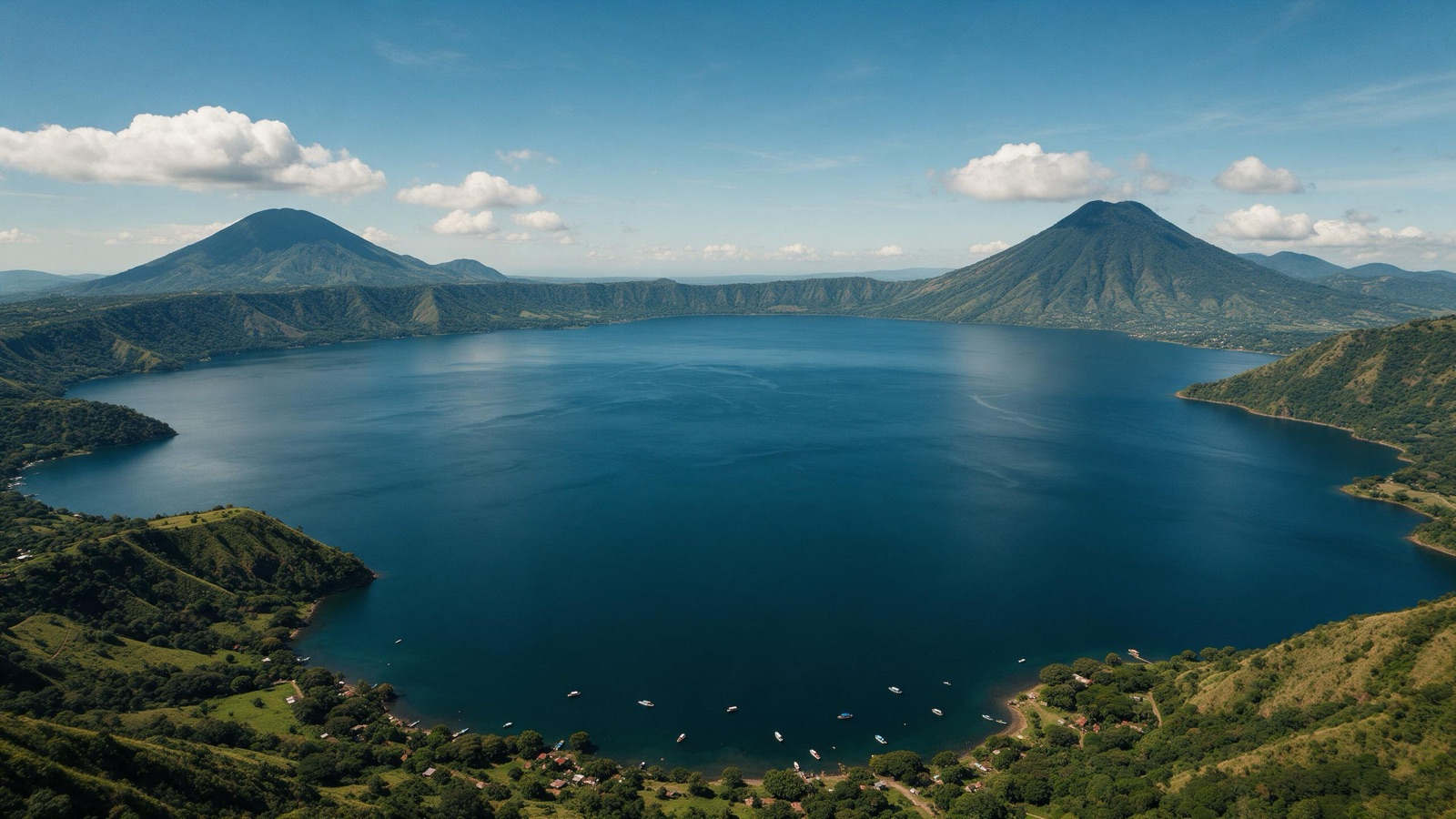 Lago de Coatepeque de día